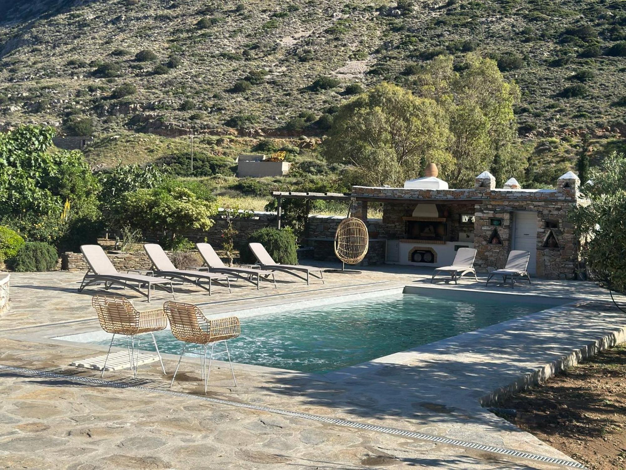 Villa River With Pool Kamares  Extérieur photo